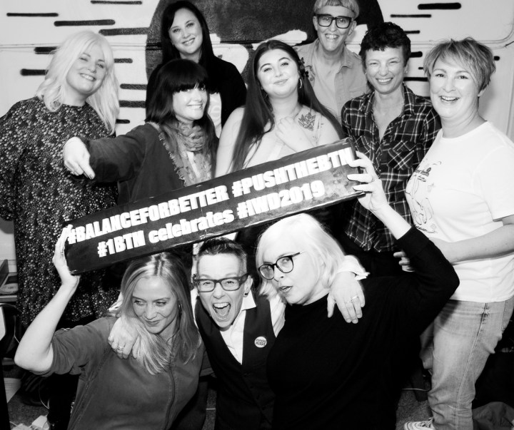 Group at 4pm 1btn.fm IWD 2019 © Hannah Sherlock-2